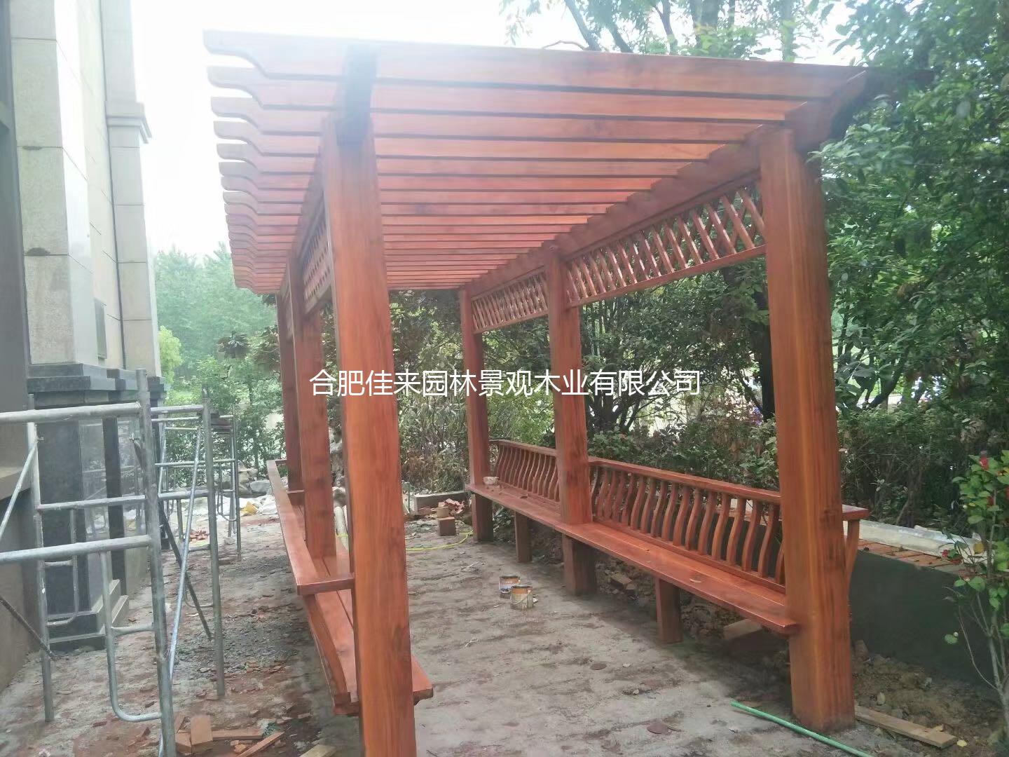 合肥市大富宏墅廊架和凉亭